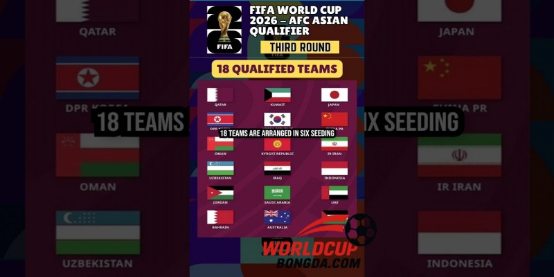 Danh Sách Các Đội Tuyển Tham Gia Playoff Nội Bộ AFC
